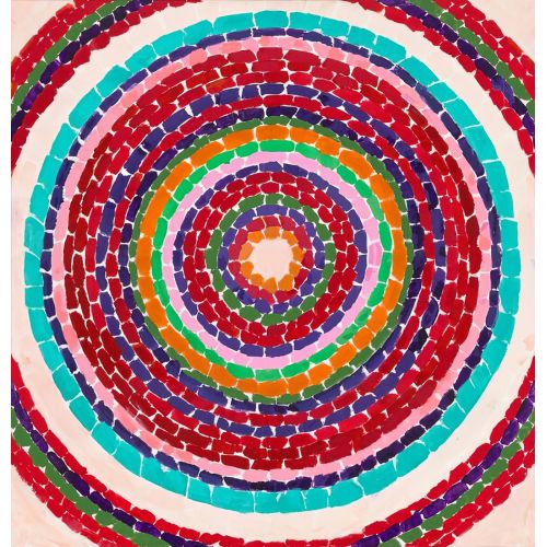 Alma Thomas, 1969 Washington'da Menekşeler Alma Thomas, 1969 Washington'da Menekşeler
