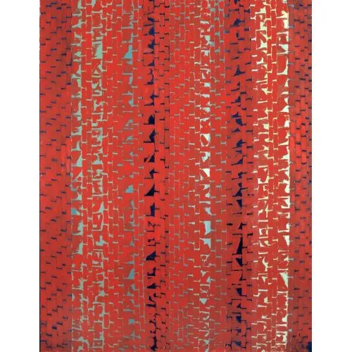 Alma Thomas, Kırmızı Gün Batımı, Eski Gölet Konçertosu Soyut Sanat Akımları Alma Thomas, Kırmızı Gün Batımı, Eski