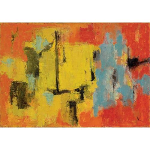 Alma Thomas, Yellow And Blue