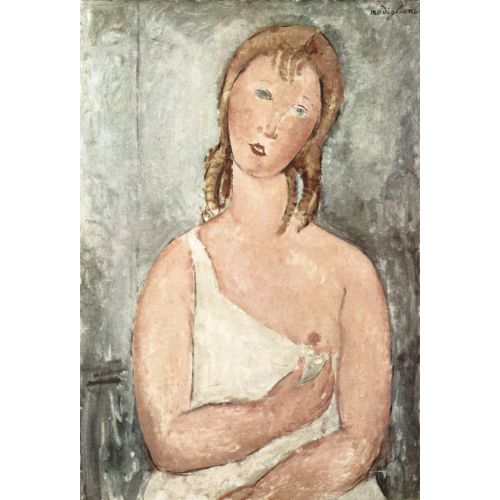 Amedeo Modigliani, Bluzlu Kız Amedeo Modigliani, Bluzlu Kız