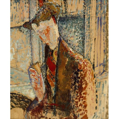 Amedeo Modigliani, Frank Burty Haviland Portresi İçin Reverie Çalışması Amedeo Modigliani, Frank Burty Haviland Portresi İçin Reverie Çalışması