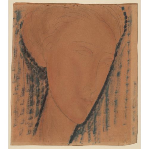 Amedeo Modigliani, Bir Kız Başı Amedeo Modigliani, Bir Kız Başı