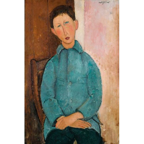 Amedeo Modigliani, Garcon A La Veste Bleue