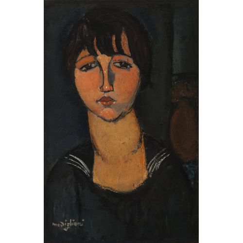Amedeo Modigliani, Denizci Gömlekli Kadın Amedeo Modigliani, Denizci Gömlekli Kadın