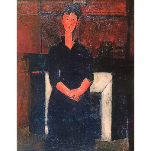 Amedeo Modigliani, Woman Seated By A Fireplace Amedeo Modigliani, Woman Seated By A Fireplace