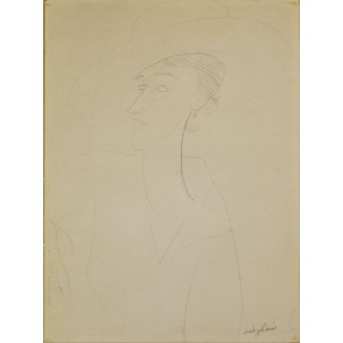 Amedeo Modigliani, Untitled Portrait Of Madame Zborowska Amedeo Modigliani, Untitled Portrait Of Madame Zborowska