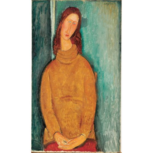 Amedeo Modigliani, Jeanne Hebuterne Portresi Amedeo Modigliani, Jeanne Hebuterne Portresi