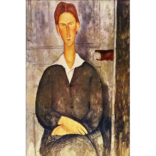 Amedeo Modigliani, Genç Bir Adam Portresi Amedeo Modigliani, Genç Bir Adam Portresi