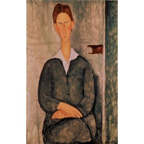 Amedeo Modigliani, Kızıl Saçlı Genç Adam Amedeo Modigliani, Kızıl Saçlı Genç Adam
