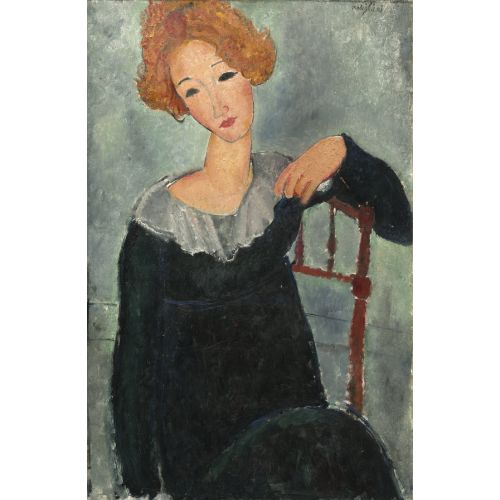 Amedeo Modigliani, Kızıl Saçlı Kadın Amedeo Modigliani, Kızıl Saçlı Kadın
