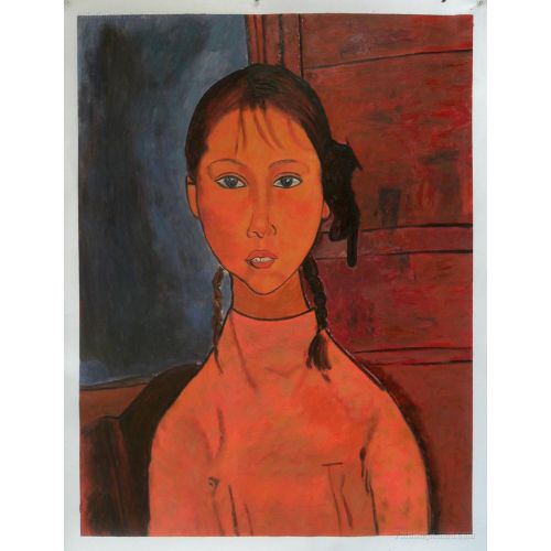 Amedeo Modigliani, Kız Örgüleri Amedeo Modigliani, Kız Örgüleri