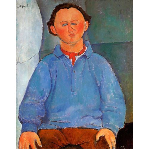 Amedeo Modigliani, Portrait Of Oscar Miestchanioff Amedeo Modigliani, Portrait Of Oscar Miestchanioff