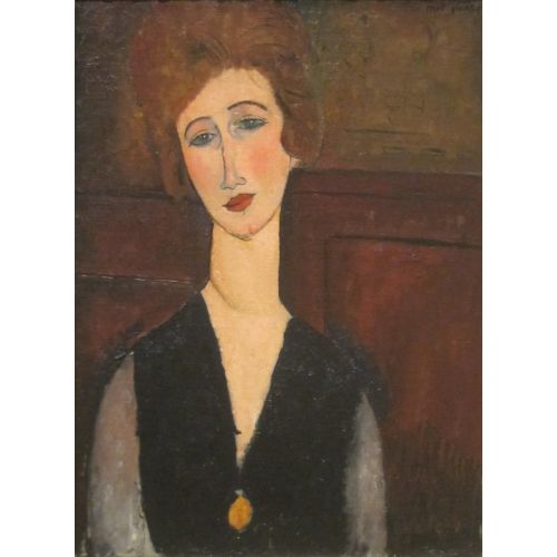 Amedeo Modigliani, Bir Kadın Portresi Amedeo Modigliani, Bir Kadın Portresi