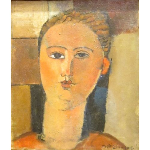 Amedeo Modigliani, Kızıl Saçlı Kız Amedeo Modigliani, Kızıl Saçlı Kız