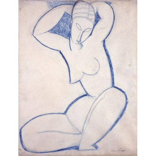 Amedeo Modigliani, Caryatid Vıı Amedeo Modigliani, Caryatid Vıı