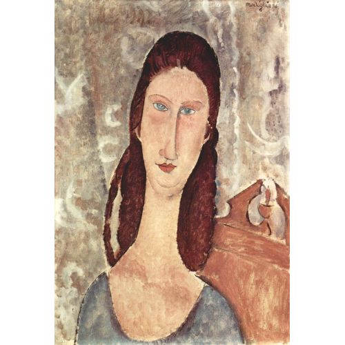 Amedeo Modigliani, Jeanne Hebuterne II Portresi Amedeo Modigliani, Jeanne Hebuterne II Portresi