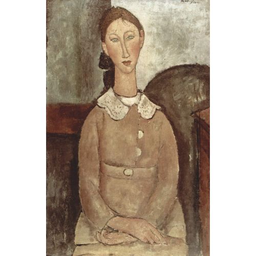 Amedeo Modigliani, Girl In Yellow Dress