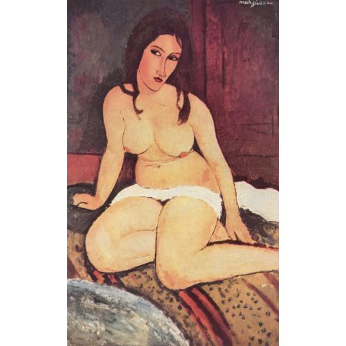 Amedeo Modigliani, Çıplak Oturmuş Amedeo Modigliani, Çıplak Oturmuş