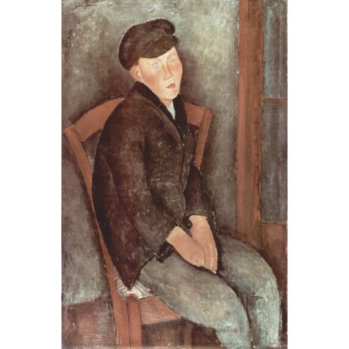 Amedeo Modigliani, Oturan Genç Adam Dışavurumculuk Amedeo Modigliani, Oturan Genç Adam Dışavurumculuk Sanat Akımları Amedeo Modigliani, Jeune Homme AssisAmedeo Modiglianinin