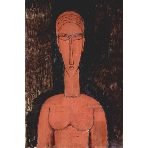 Amedeo Modigliani, Kırmızı Büst Amedeo Modigliani, Kırmızı Büst