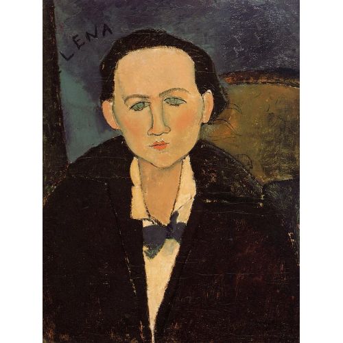 Amedeo Modigliani, Elena Pavlowski Portresi Amedeo Modigliani, Elena Pavlowski Portresi