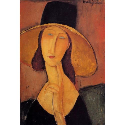 Amedeo Modigliani, Jeanne Hebuterne Portresi Amedeo Modigliani, Jeanne Hebuterne Portresi