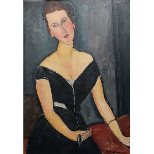 Amedeo Modigliani, Portrait Of Madame Georges Van Muyden Expressionism Art Movements Amedeo Modigliani, Portrait of Madame