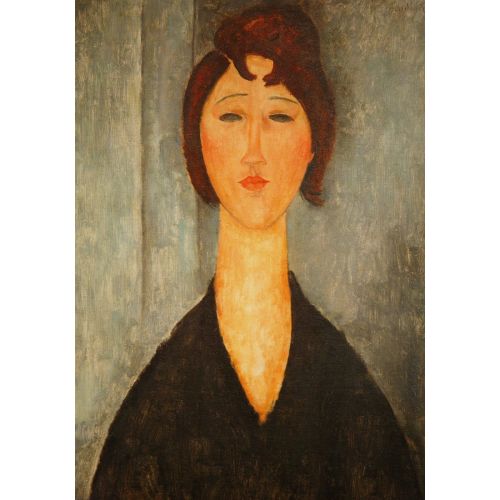 Amedeo Modigliani, Genç Bir Kadın Portresi Amedeo Modigliani, Genç Bir Kadın Portresi