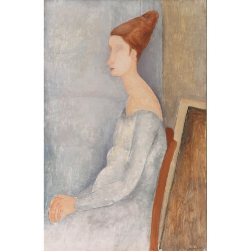 Amedeo Modigliani, Jeanne Hebuterne Portresi Amedeo Modigliani, Jeanne Hebuterne Portresi
