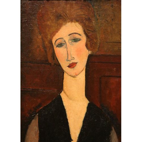 Amedeo Modigliani, Kadın Portresi Amedeo Modigliani, Kadın Portresi