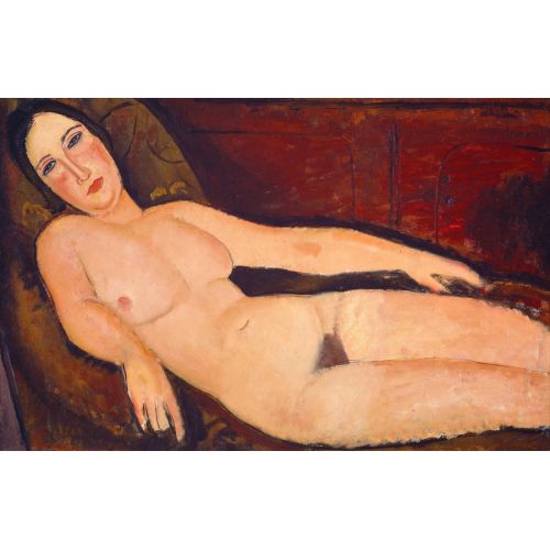 Amedeo Modigliani, Bir Divan Üzerinde Çıplak Amedeo Modigliani, Bir Divan Üzerinde Çıplak