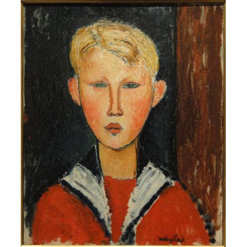 Amedeo Modigliani, The Blue Eyed Boy Amedeo Modigliani, The Blue Eyed Boy