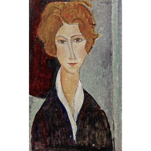 Amedeo Modigliani, Bonhams Kadın Portresi Amedeo Modigliani, Bonhams Kadın Portresi