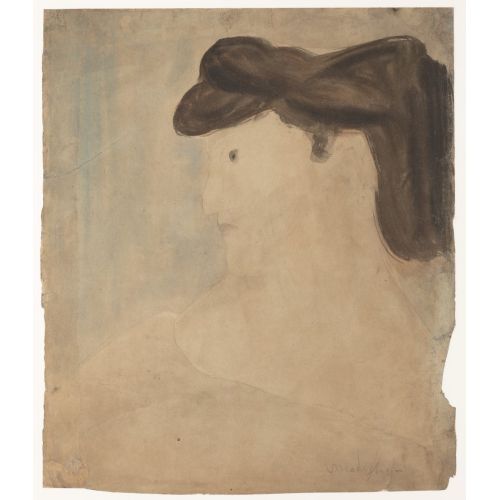 Amedeo Modigliani, Woman In Profile Amedeo Modigliani, Woman In Profile