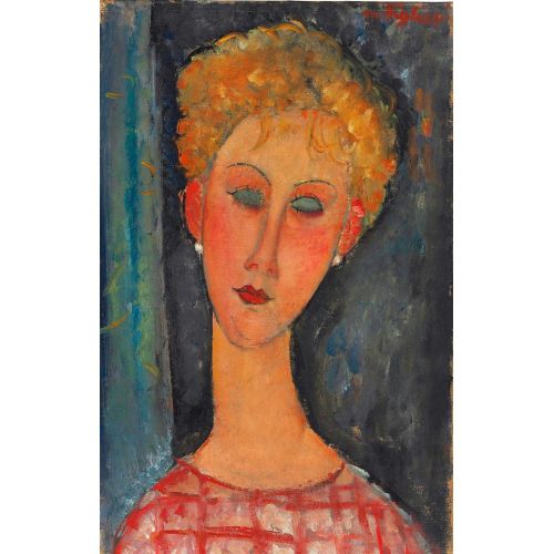 Amedeo Modigliani, Küpeli Genç Kız Amedeo Modigliani, Küpeli Genç Kız