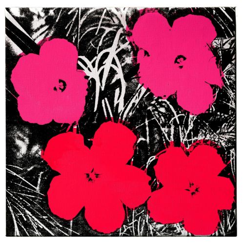 Andy Warhol, Flowers 4 Andy Warhol, Flowers 4