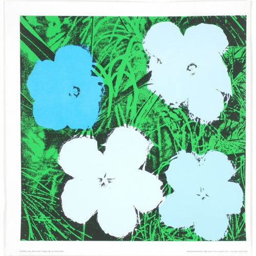 Andy Warhol, Flowers 5 Andy Warhol, Flowers 5