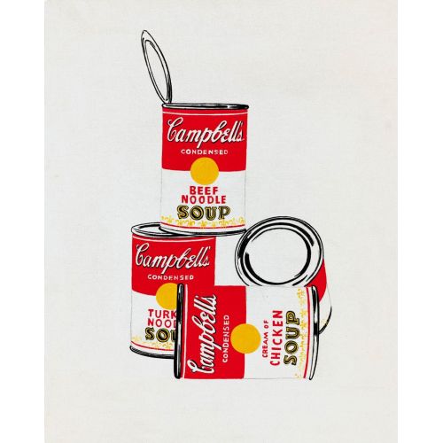Andy Warhol Four Campbells Soup Cans Pop Art Art Movements Andy Warhol Four Campbells Soup CansSubject of the Work: The subject