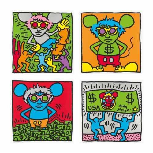 Andy Warhol, Keith Harin Gandy Fare Andy Warhol, Keith Harin Gandy Fare