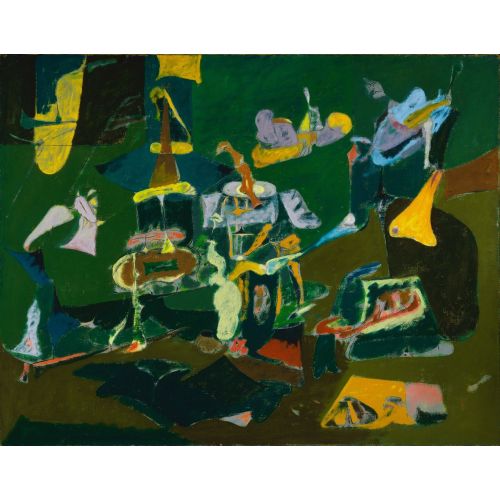 Arshile Gorky, Dark Green Painting