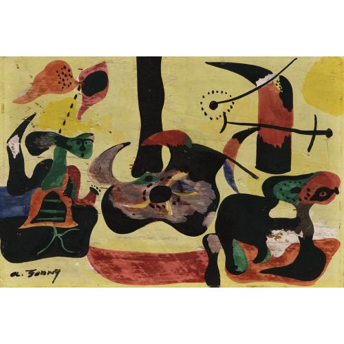 Arshile Gorky, Garden in Sochi 2 Abstract Expressionism Art Movements Arshile Gorky, Garden in Sochi 2, Abstract Expressionism