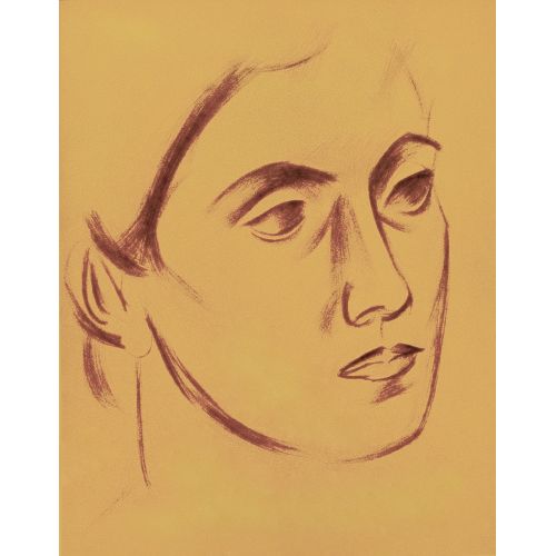 Arshile Gorky, Portrait Of Vartoosh Skecth Arshile Gorky, Portrait Of Vartoosh Skecth