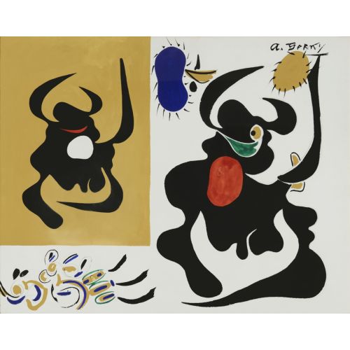 Arshile Gorky, Boğa Sahnesi İçin Çalışma Arshile Gorky, Boğa Sahnesi İçin Çalışma
