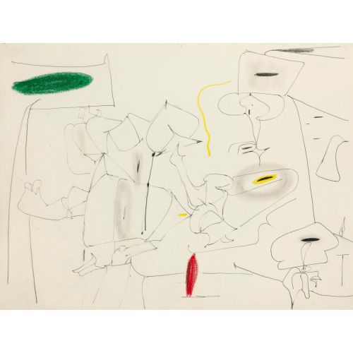 Arshile Gorky, Study For Delicate Game Arshile Gorky, Study For Delicate Game