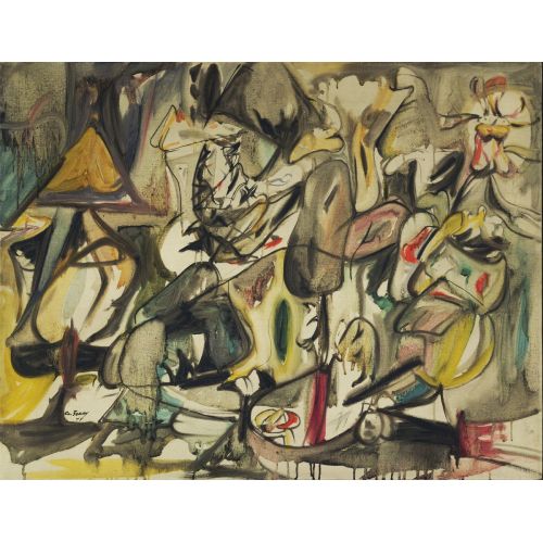 Arshile Gorky, The Leaf Of The Artichoke Is An Owl Abstract Expressionism Arshile Gorky, The Leaf of the Artichoke Is an Owl Abstract Expressionism Art Movements Arshile Gorky, The Leaf of the Artichoke