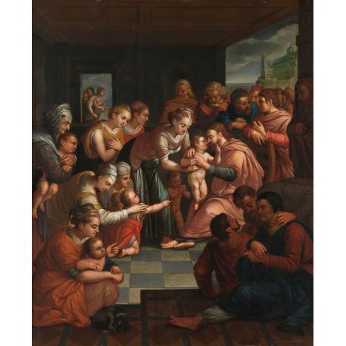 Artemisia Gentileschi, Christus Zegent De Kinderen Artemisia Gentileschi, Christus Zegent De Kinderen