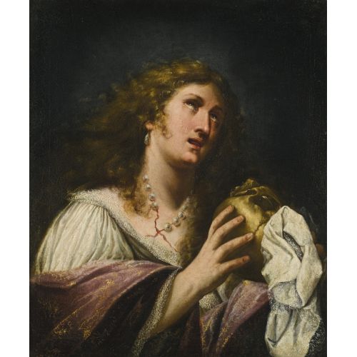 Artemisia Gentileschi, Mary Magdalene Holding A Skull Baroque Artemisia Gentileschi, Mary Magdalene holding a skull Baroque Art Movements Artemisia Gentileschi, Mary Magdalene holding a