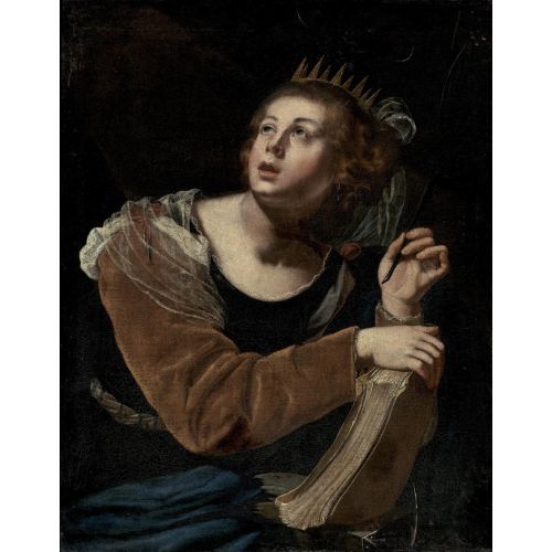 Artemisia Gentileschi, Azize Katerina Artemisia Gentileschi, Azize Katerina