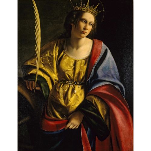 Artemisia Gentileschi, Azize Katerina Artemisia Gentileschi, Azize Katerina