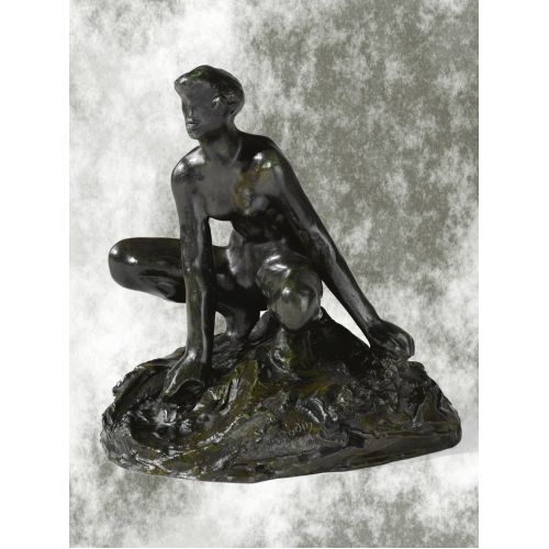 Auguste Rodin, Baigneuse Accroupie Auguste Rodin, Baigneuse Accroupie